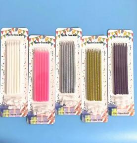 C3 Glitter Long Thin Candle